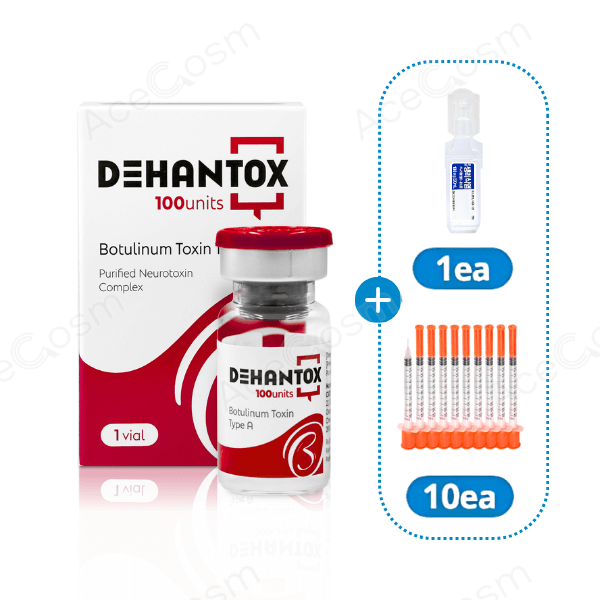 [SET] DEHANTOX 100U + SALINE 20ML + SYRINGES